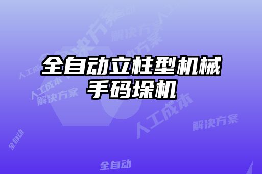 全自動立柱型機(jī)械手碼垛機(jī)