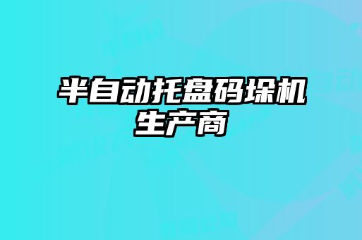 半自動托盤碼垛機生產商