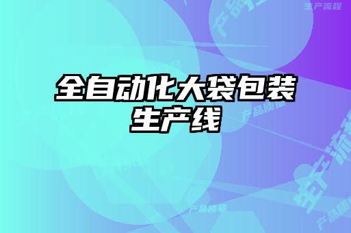 全自動化大袋包裝生產線