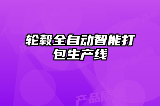 輪轂全自動智能打包生產線