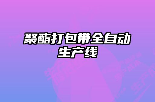 聚酯打包帶全自動生產線