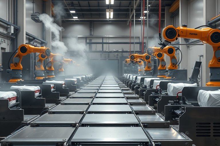 蘇州工廠如何選擇上海品牌機器人自動化碼垛機